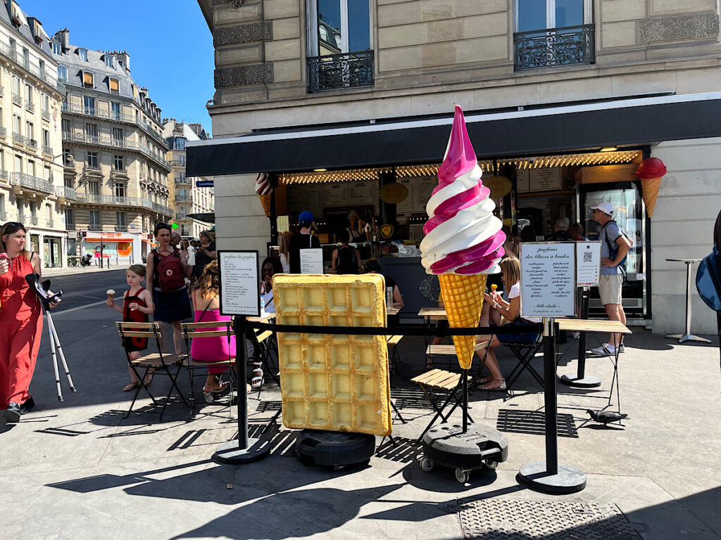 パリの人気アイスクリーム店