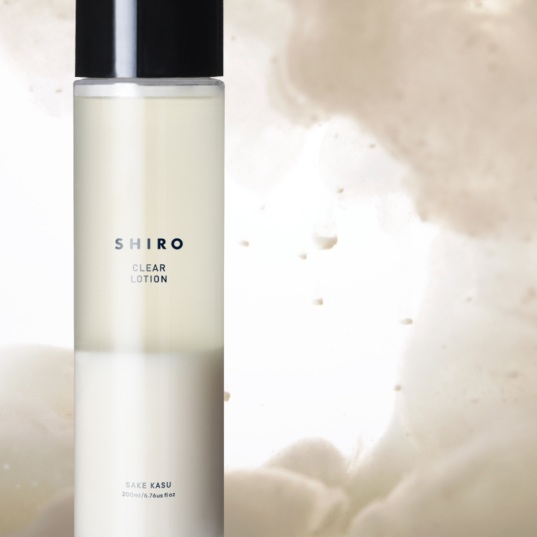 透明感のある肌に。SHIROで人気の酒かす化粧水が旬シリーズで登場！