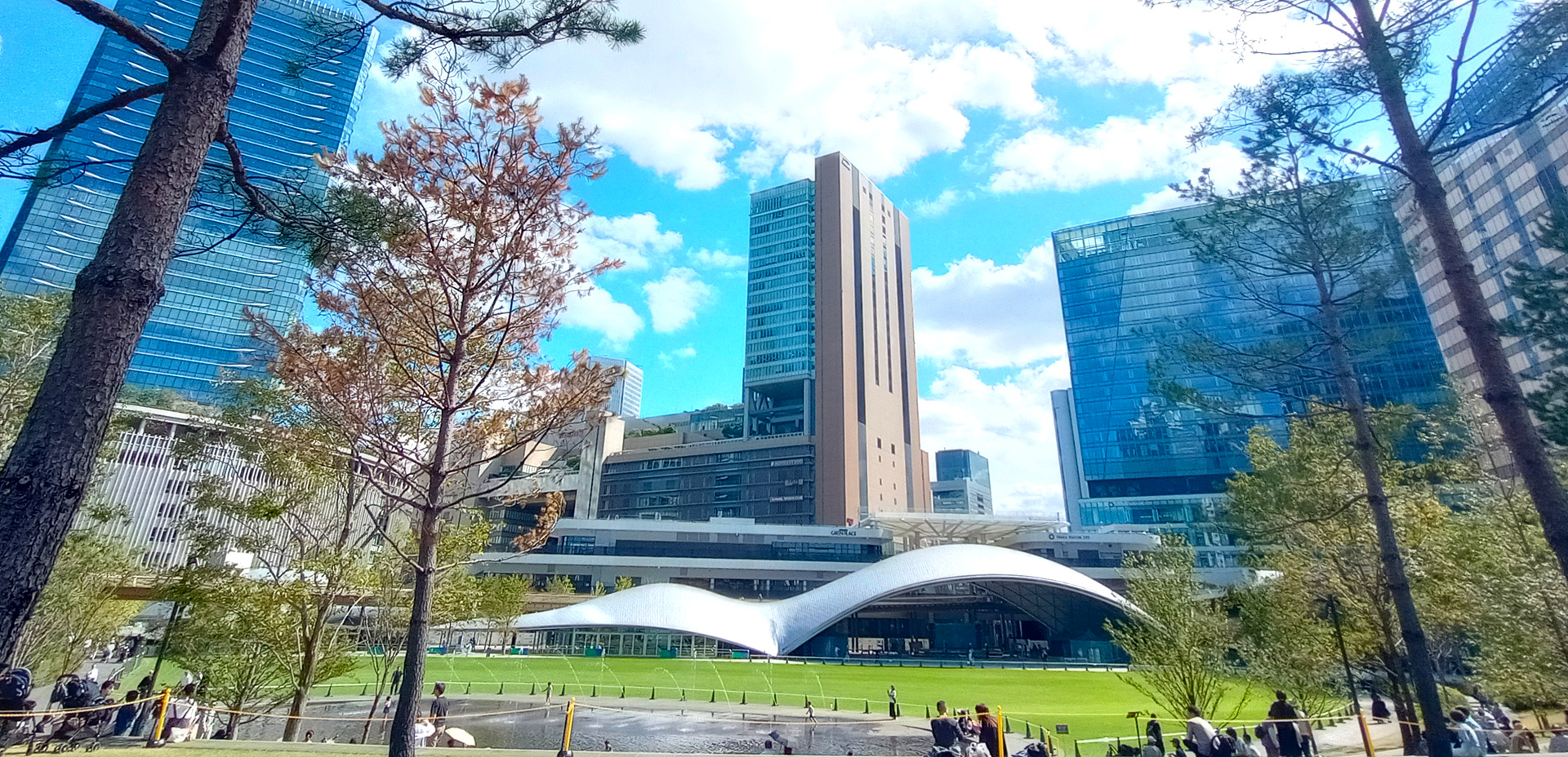 世界最大級の駅直結の都市型公園！緑溢れるグラングリーン大阪で朝活を