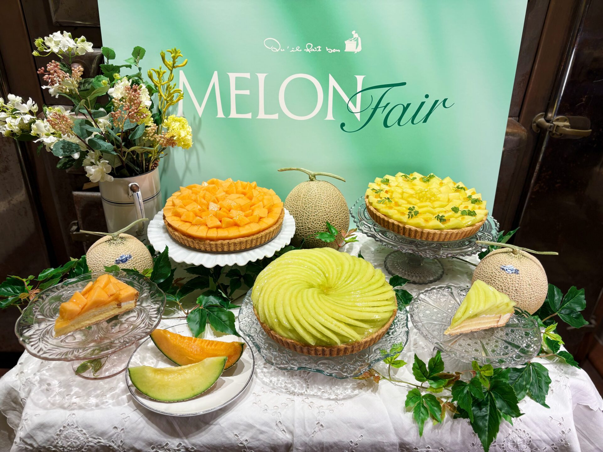 初夏のご褒美に。キル フェ ボン「MELONフェア」で味わう贅沢メロンタルト