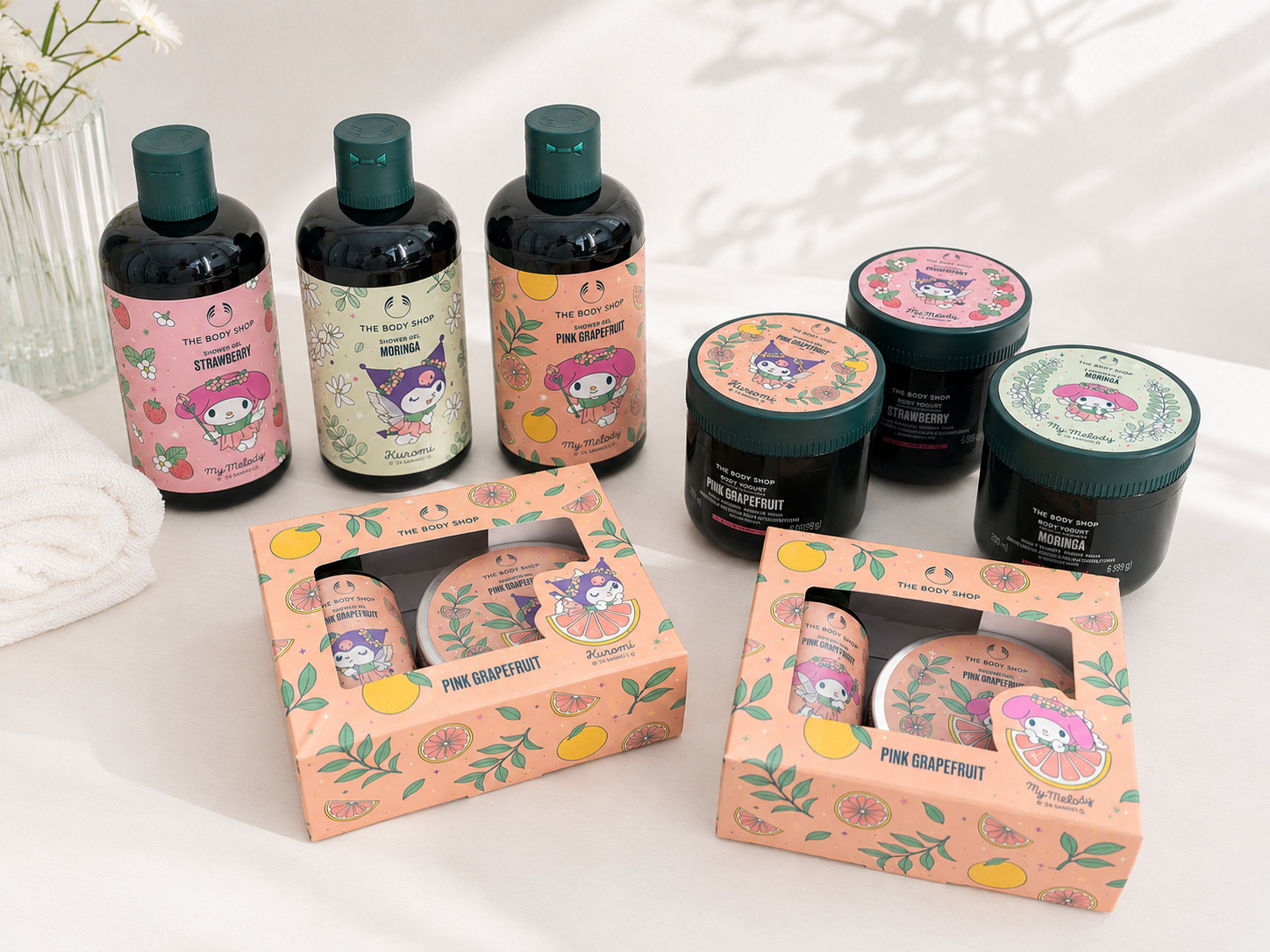 【ザボディショップ×マイメロ＆クロミ】可愛すぎるボディケアアイテムが数量限定販売！