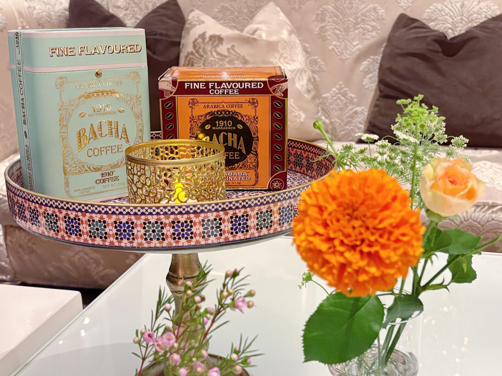 まるでマラケシュの宮殿にいるような午後。Bacha Coffeeと楽しむ秋のアフタヌーンティー
